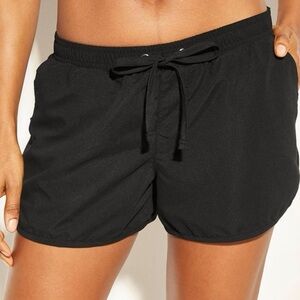 Kona Sol Black Women's Athletic / Swim Shorts